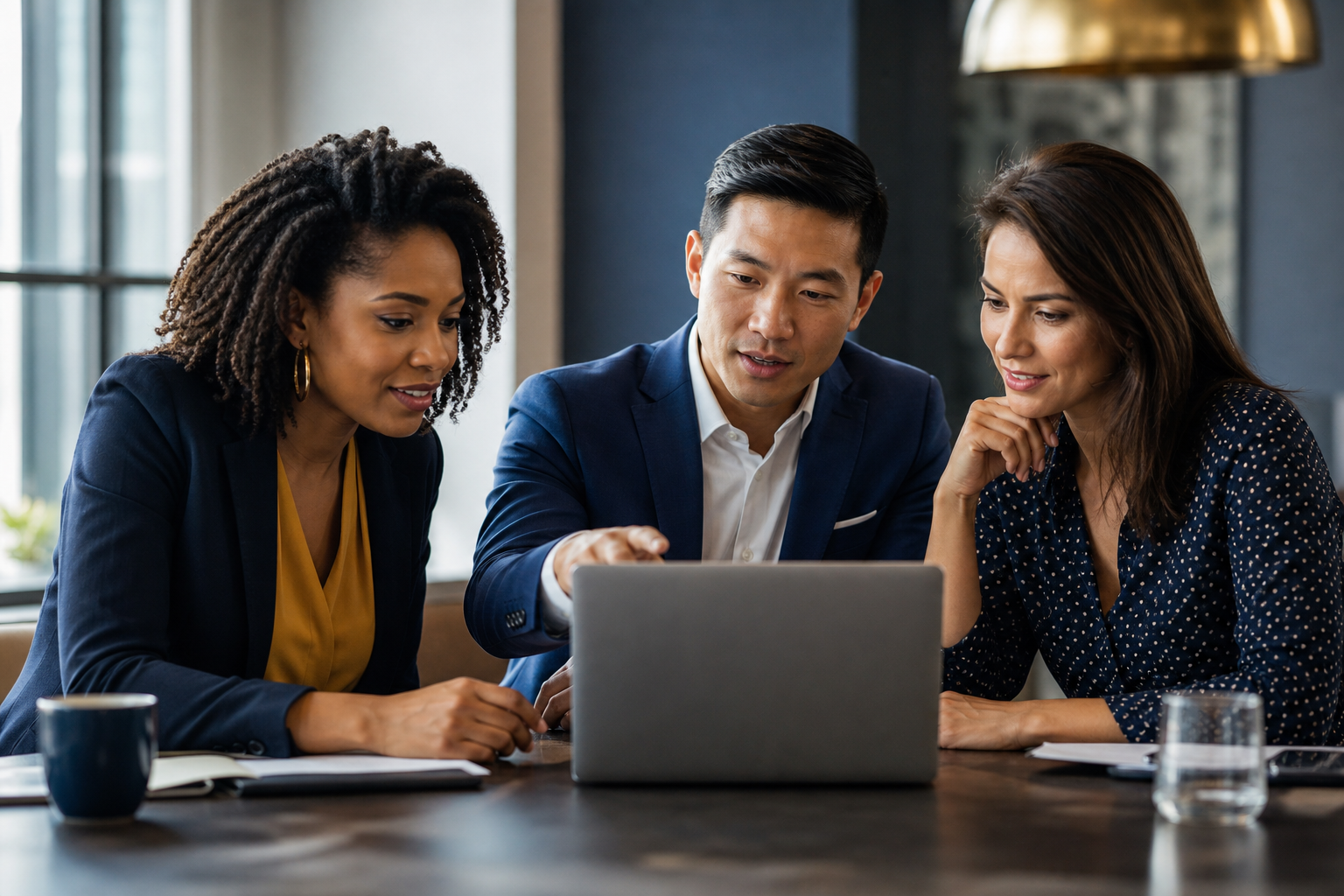 Clients collaborating on a long-term credit improvement plan